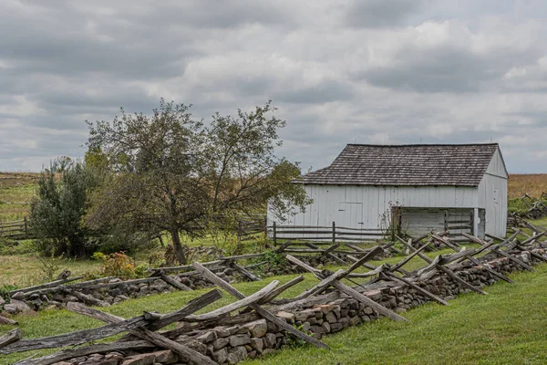 Leister Farm Gettysburg National Military Park Pennsylvania Usa Gettysburg Pennsylvania — Fotografia de Stock