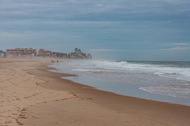 Ocean City, Maryland ABD, Ocean City, Maryland 'de Kış Sahil Yürüyüşü
