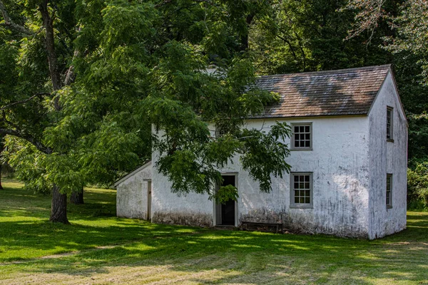 Shady Spot Summer Afternoon Hopewell Furnace National Historic Site Pennsylvania — Fotografia de Stock