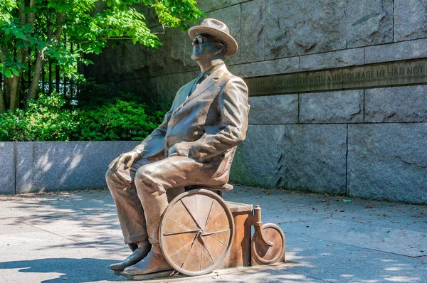 Estatua Franklin Delano Roosevelt Washington Usa Washington Distrito Columbia — Foto de Stock