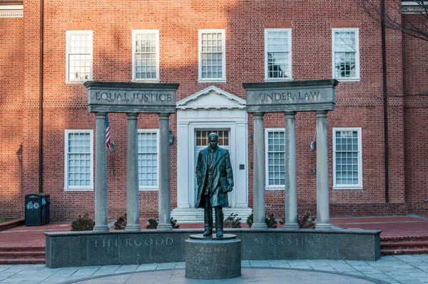 Μνημείο Του Thurgood Marshall Annapolis Maryland Usa Annapolis Maryland — Φωτογραφία Αρχείου