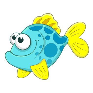 Deniz atı mı? Beyaz arka planda izole edilmiş şirin bir Coral Fish çizgi filmi. Deniz hayvanı çizgi film karakteri. Hayvanları öğrenen çocuklar için eğitim kartı. Çocuklar için Mantık Oyunları. Çizgi film tarzında vektör illüstrasyonu.