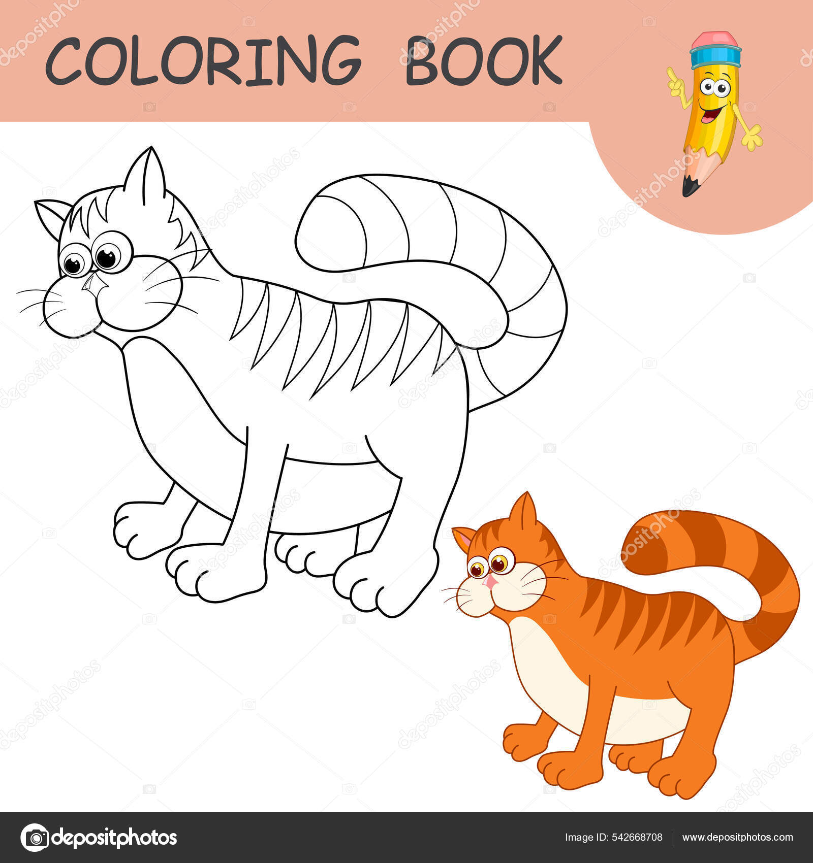 Livro de colorir ou desenho de página do leão bonito, jogo