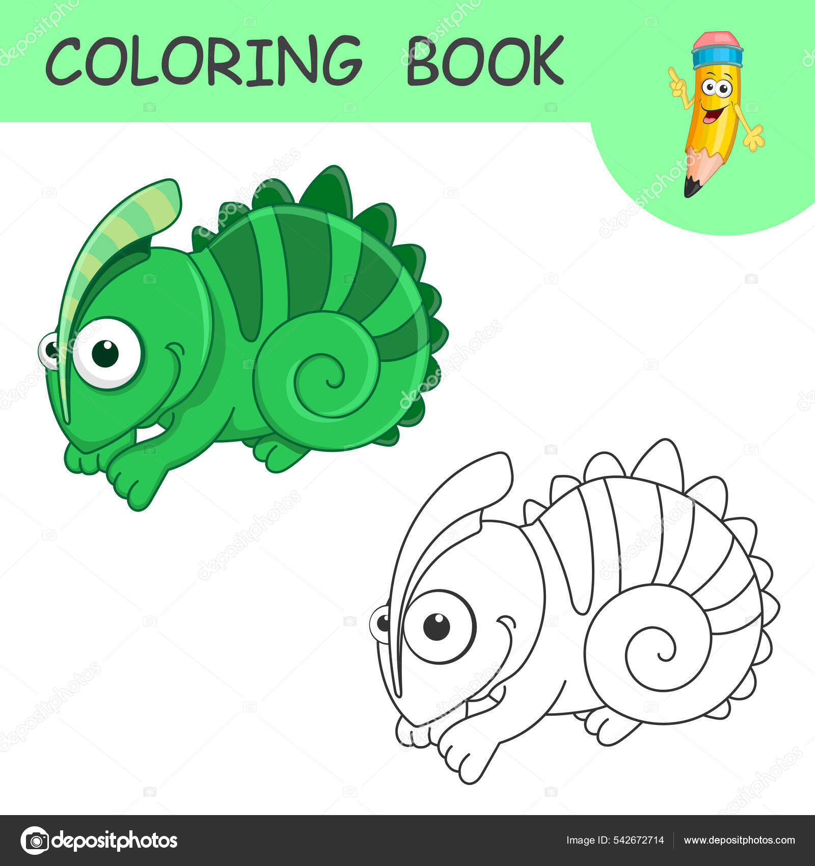 Deixa Colorir Animais Bonitos Colorido Livro Para Crianças