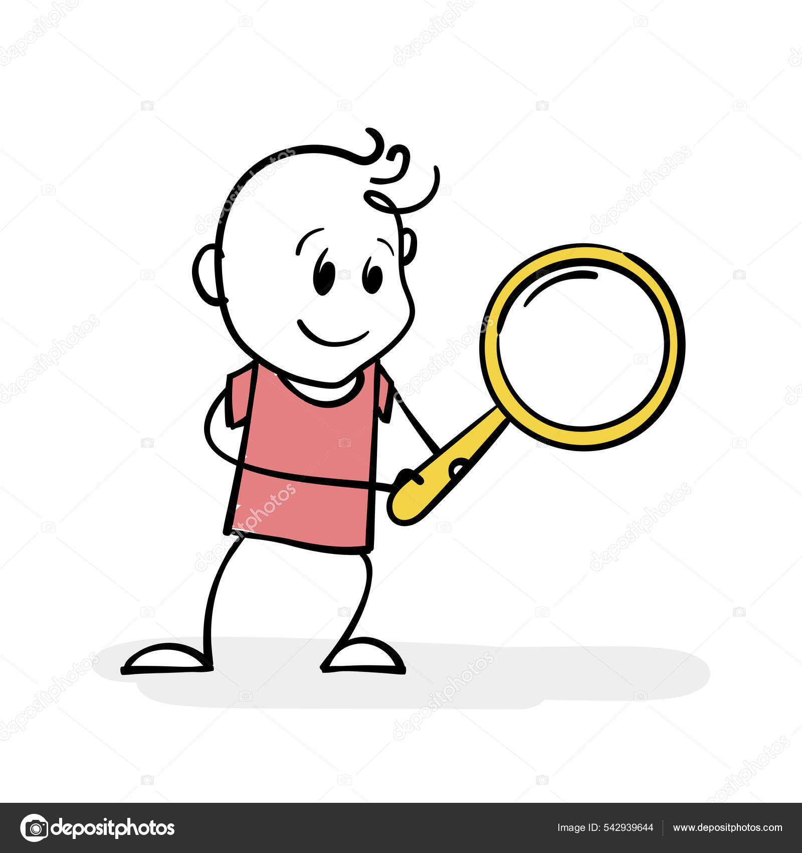 Unge Klistremerker Med Lue Hvit Bakgrunn Tegning Tegneseriefigur Som Ser  stockvektor © KidLand #542939644, image size:1600x1700