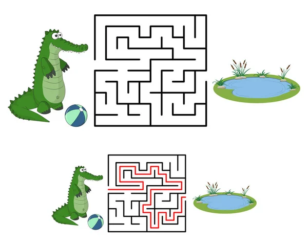Ponto Ponto Jogo Com Resposta Crocodilo Conecte Pontos Por Números imagem  vetorial de KidLand© 542951006