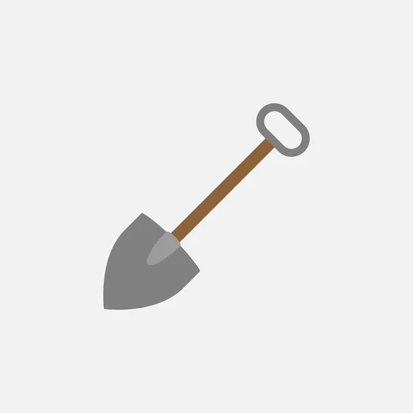 Shovel图标，花园工具的矢量图解 — 图库矢量图片