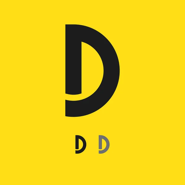 Letter D logo ontwerp vector template — Stockvector