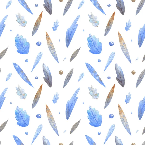 Kış bitkileri ve yapraklarıyla suluboya kusursuz desen. Her element elle çizilmiş. Fikirlerin için neşeli bir ruh hali. Arka planlar, tekstil, duvar kağıtları, hatıra defteri ve ambalaj kağıdı için.