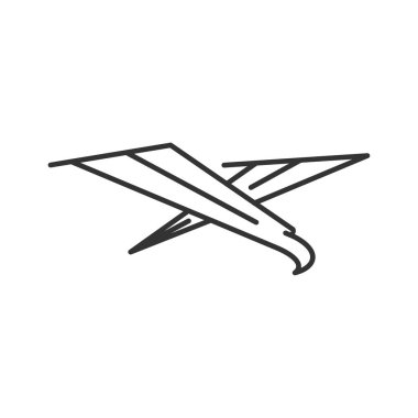 X harfi baş simge resimleme şablonu