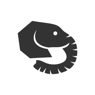 Fil Başı Resim Simgesi İzole Edildi