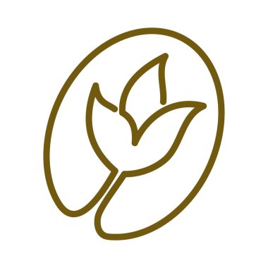 çiçek logosu Simge İllüstrasyonu Marka Kimliği