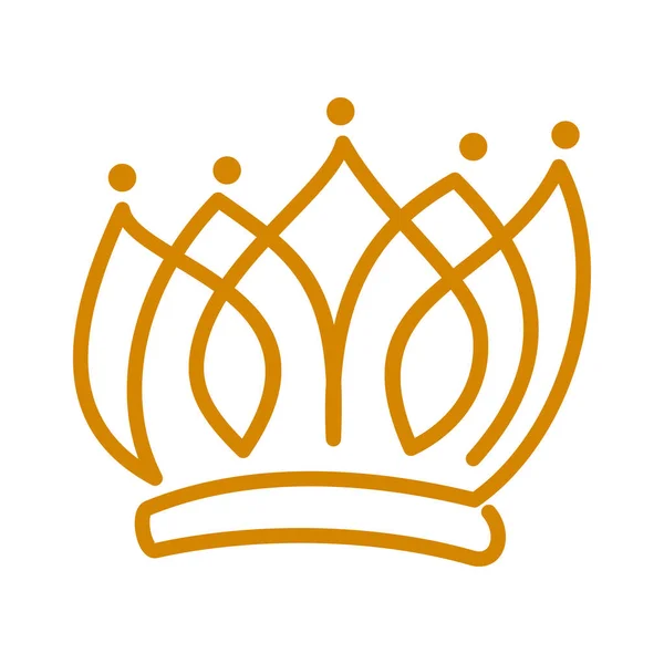 Flor Folha Coroa Logotipo Ícone Ilustração Marca Identidade — Vetor de Stock