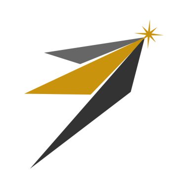 Başarı refah eylemi prestij logosu şablonu izole