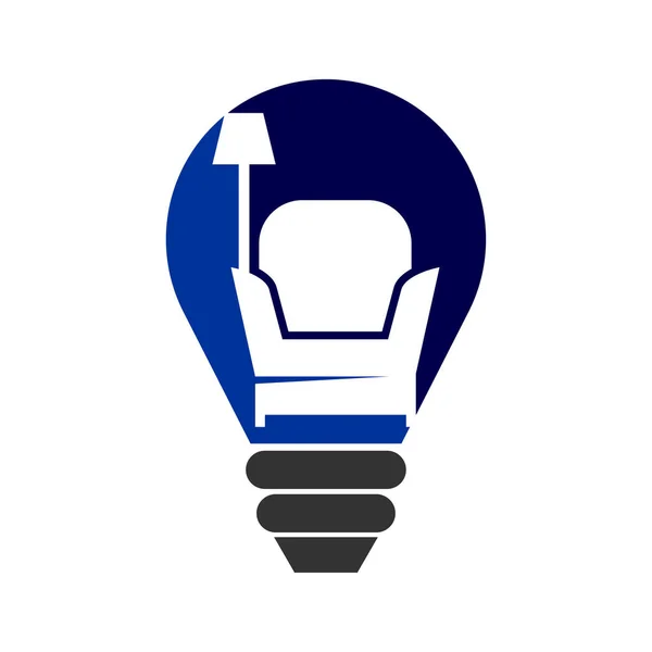 Idea Mobili Fabbricazione Logo Modello Isolato — Vettoriale Stock