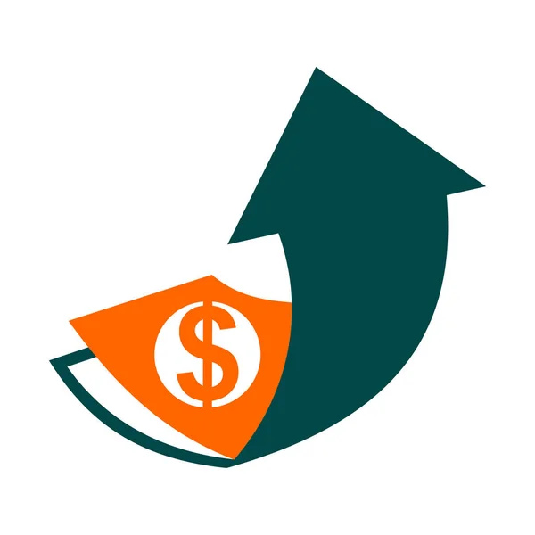 Cash Loan Credit Finance Logo Icon Ilustration Brand Identity — Stockový vektor