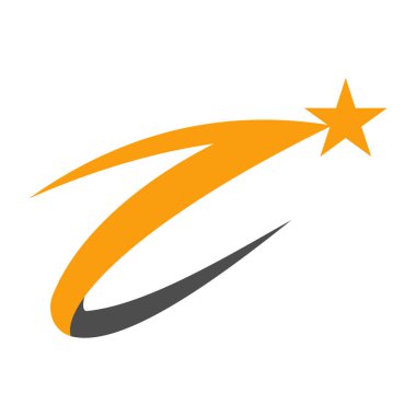 sigorta başarısı yıldızı Simge İllüstrasyon Marka Kimliği