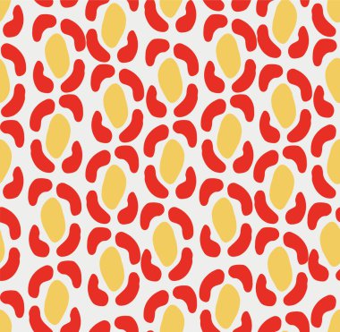 Soyut güneş, parlak kırmızı, sarı minimalist el, İskandinav tarzı kumaş yüzey tasarımı, pürüzsüz desenli ambalaj kağıdı dekoru, basit renkli tekstil kapağı, renkli modern duvar kağıtları,