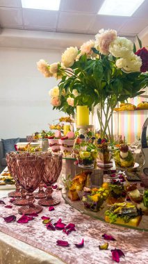 Yemek şirketi etkinliği, tatil için yemek servisi..