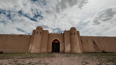 DECORATIVE ANCIENT CITY WITH ARCHITECTURE BUILT FOR THE FILMING OF THE FILM.