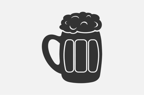 Εικονογράφηση φορέα ρετρό της κούπας μπύρας — Διανυσματικό Αρχείο