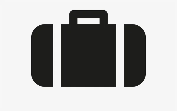 Luggage vector icon isolated on white background — Vetor de Stock