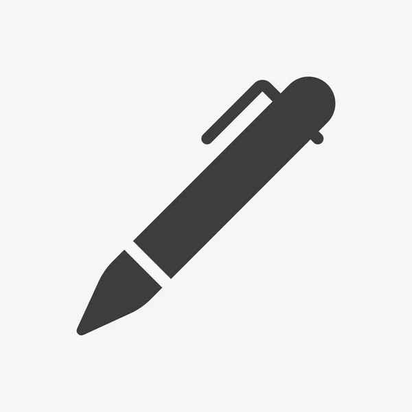 Stift-Vektor-Symbol isoliert auf weißem Hintergrund. — Stockvektor