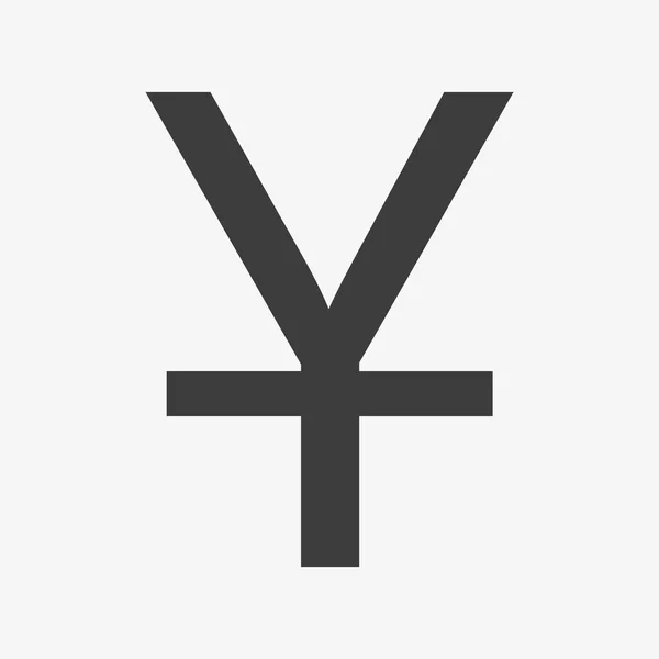 Yuan icon. Chinese currency symbol. CNY sign — 스톡 벡터