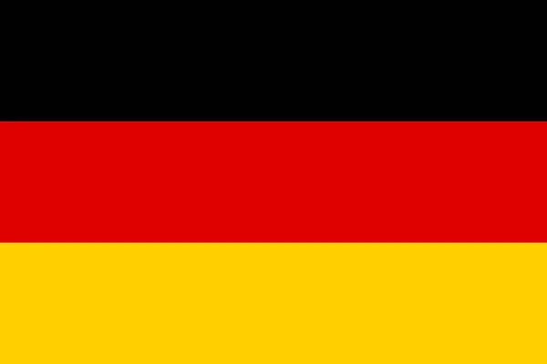 ドイツの旗ベクトルアイコン。ドイツの国旗. — ストックベクタ