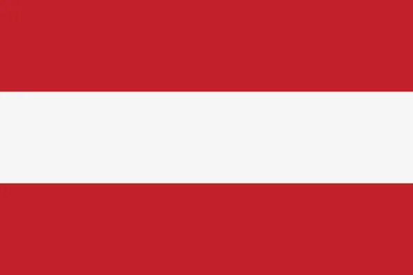 Osztrák zászlóvektor ikon. Ausztria zászlója. — Stock Vector