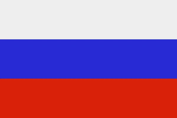 Icône vectorielle drapeau russe. Drapeau de Russie. — Image vectorielle