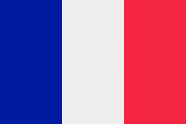 Fransız bayrak vektör simgesi. Fransa Bayrağı. — Stok Vektör