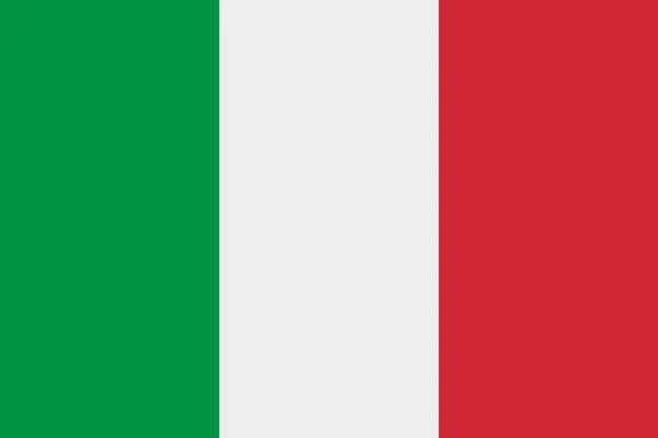 İtalyan bayrak vektör simgesi. İtalya Bayrağı. — Stok Vektör