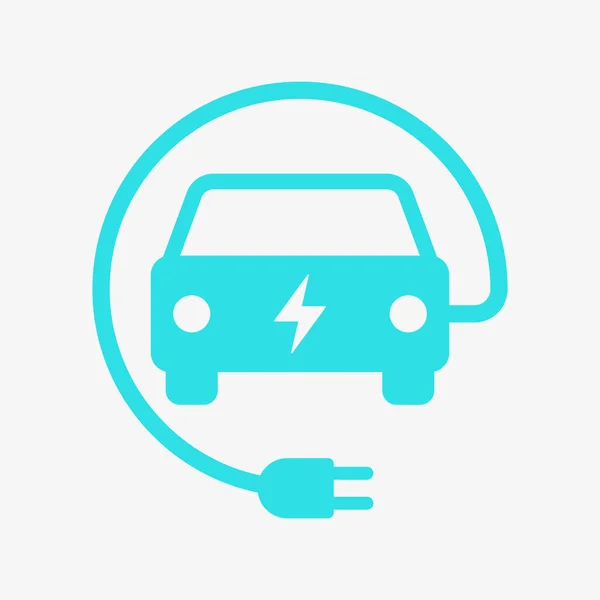 Elektrikli araç güç çemberi vektör simgesi