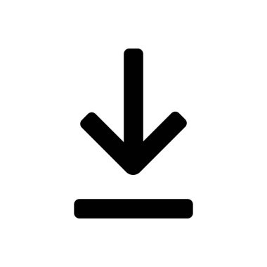 Beyaz arkaplanda siyah vektör simgesi indir