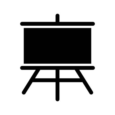 Beyaz arkaplanda karatahta vektör simgesi