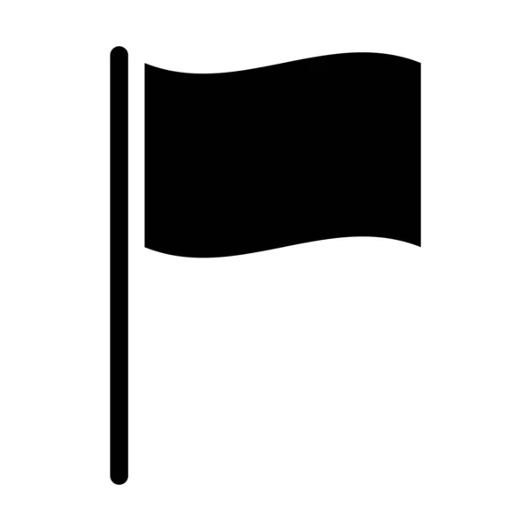 Icona vettoriale bandiera isolata su sfondo bianco — Vettoriale Stock