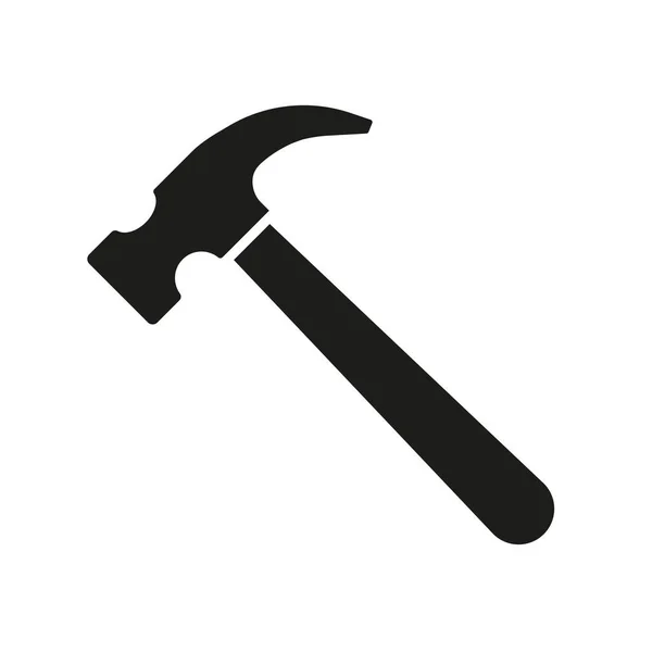 Hammer Vektor Symbol Isoliert Auf Weißem Hintergrund Vektorgrafiken