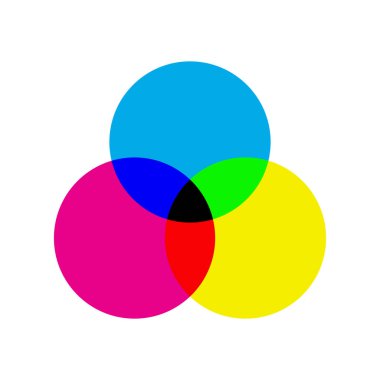 CMYK vector icon isolated on white background.