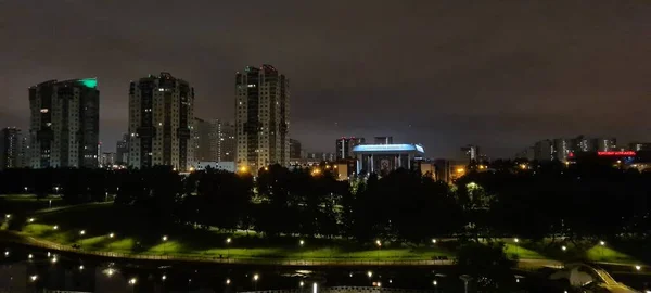 Night Park Moscow — Stock Photo, Image