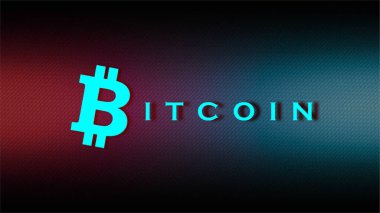 Bitcoin BTC pankartı. BTC para kripto para kavramı pankart arkaplanı.