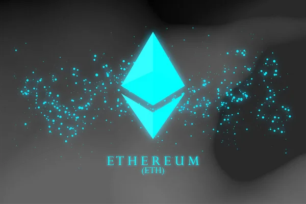 Ethereum Eth Банер Криптовалюта Eth Концепт Banner Background — стокове фото