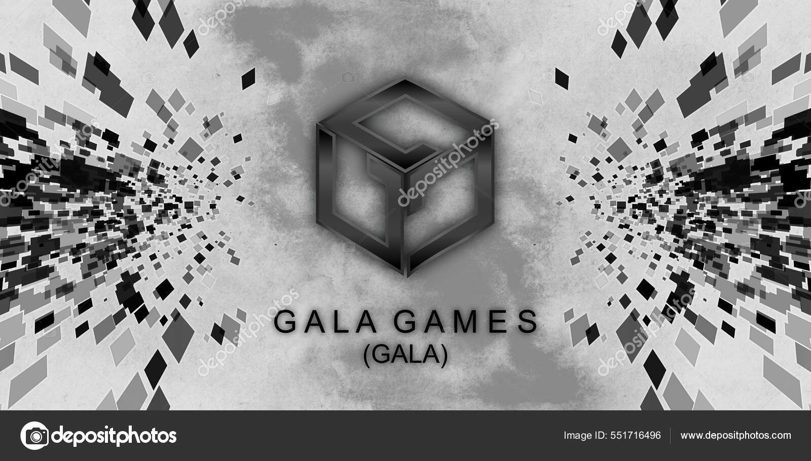 Gala Games Gala Cryptocurrency Symbol Text Abstract Background — Stock  Photo © frknck #551716496