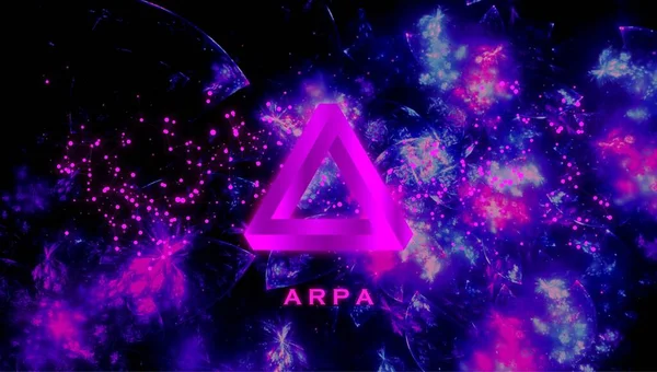 Arpa Chain Arpa Kriptoár Blokkolólánc Technológia — Stock Fotó