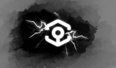 Özgeçmiş üzerinde Ankr simgesi. Ankr şifreleme para birimi.