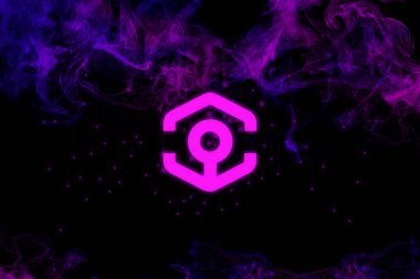 Özgeçmiş üzerinde Ankr simgesi. Ankr şifreleme para birimi.