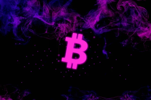 Bitcoin Btc Banner Btc Coin Kryptowährungskonzept Banner Hintergrund — Stockfoto