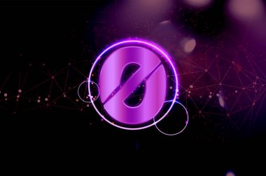 Şifreli para birimi temalı OGN para sembolü