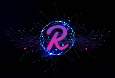 Şifreli para birimi temalı resif para sembolü. Resif simgesi.