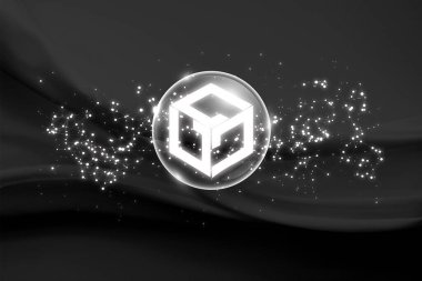 Gala Oyunları, soyut arkaplanda GALA kripto para birimi sembolü